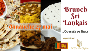 Brunch Sri Lankais le 27 mai
