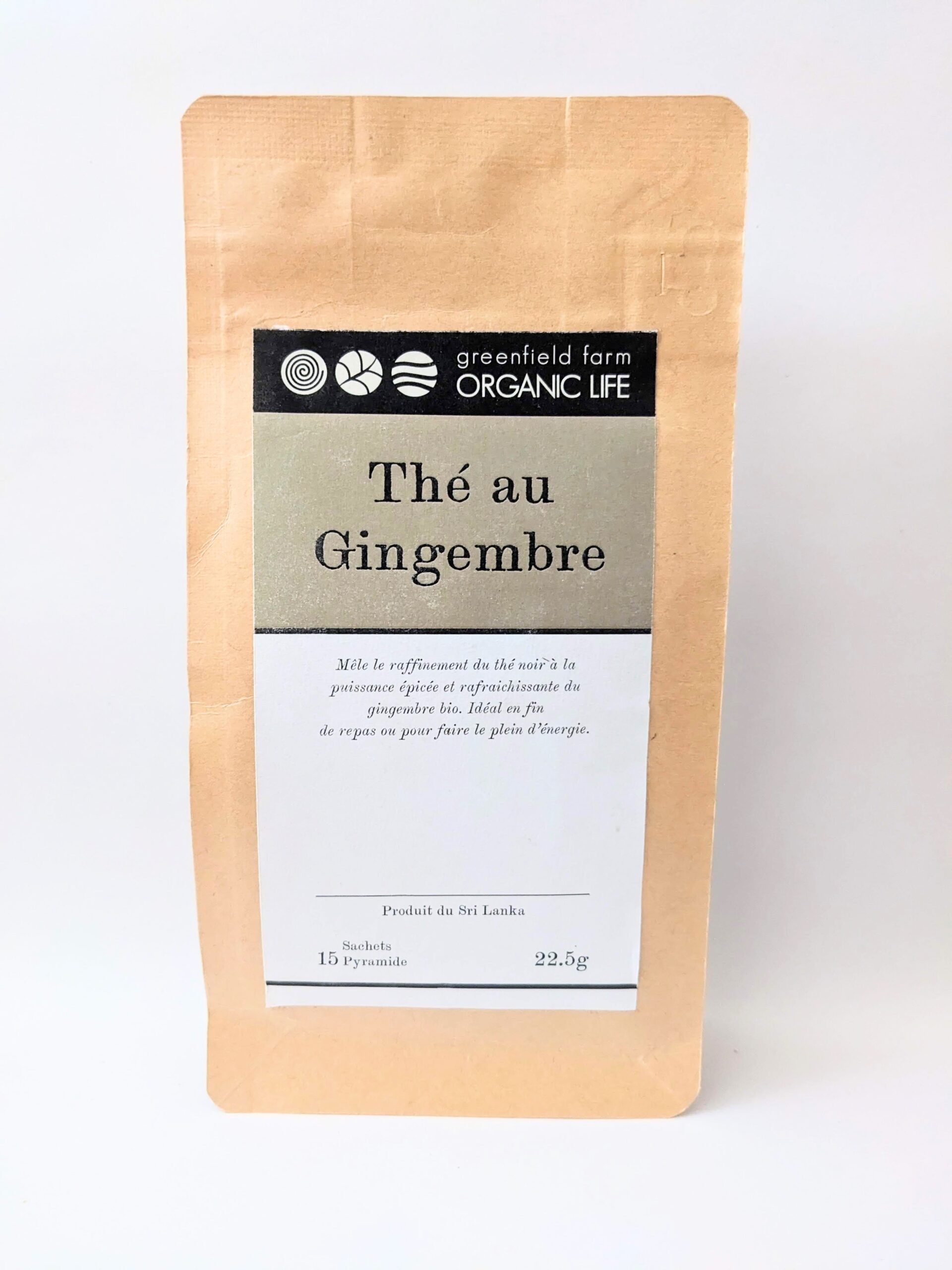 Thé noir au gingembre bio ‘Ceylon Sentiments’
