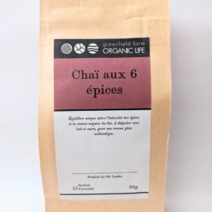 Thé Chaï aux 6 épices bio