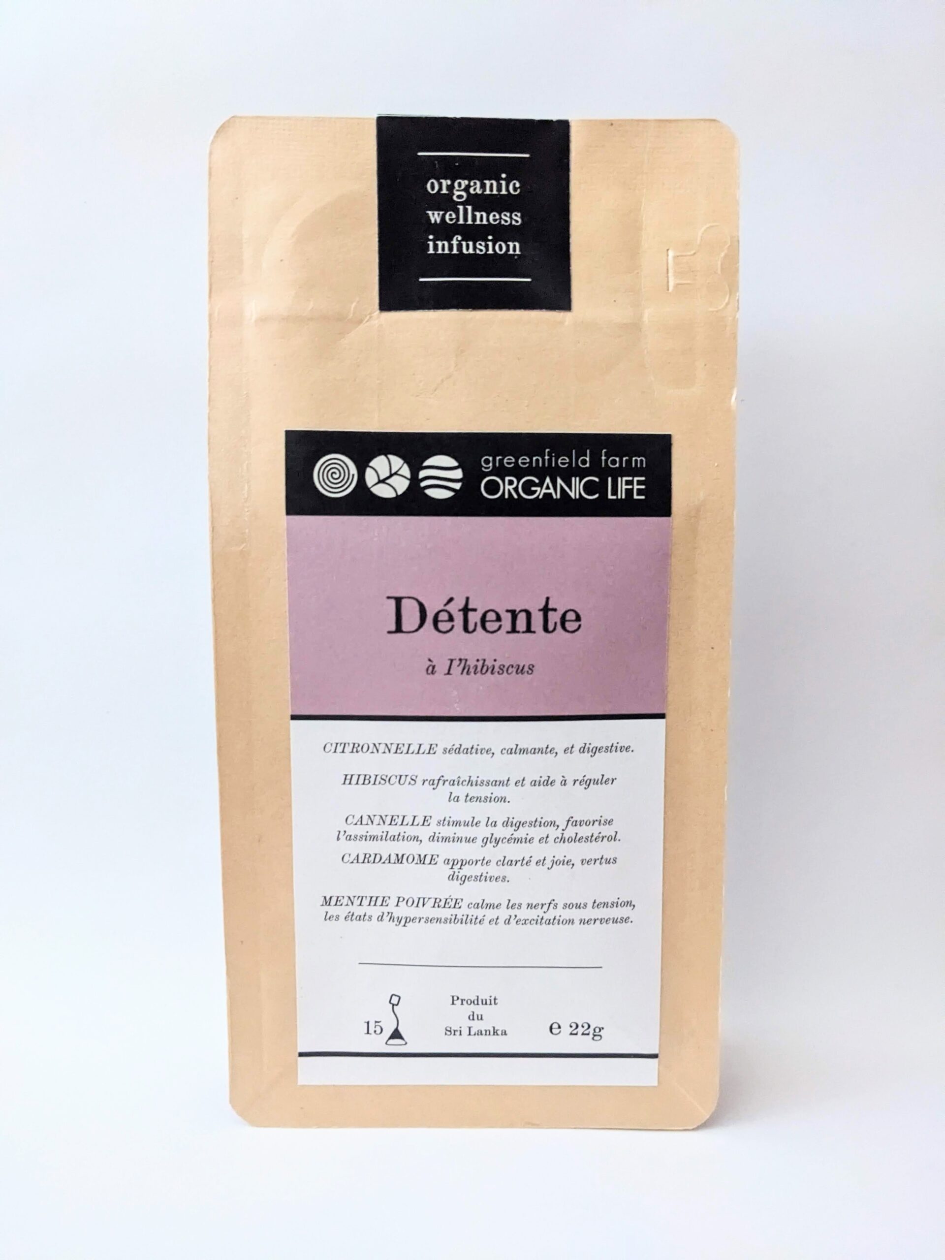 Détente, mélange à base d'hibiscus